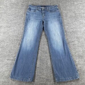 Levis Bootcut Jeans Womens 12M Blue Medium Wash Mid Rise Stretch Denim Classic